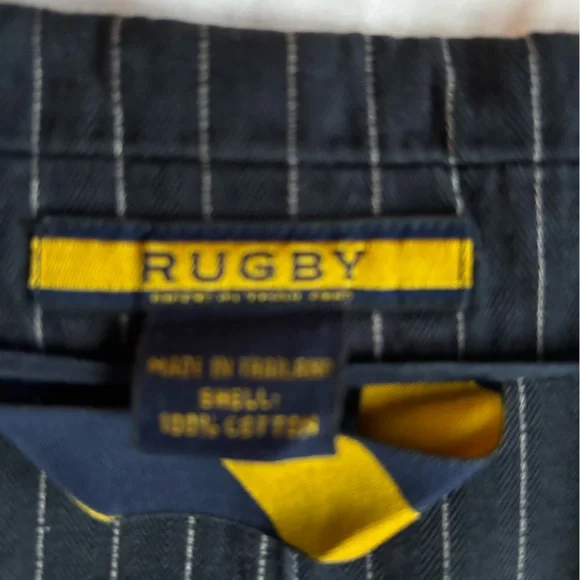 Rugby Ralph Lauren Navy Pinstripe Blazer - Picture 2 of 8